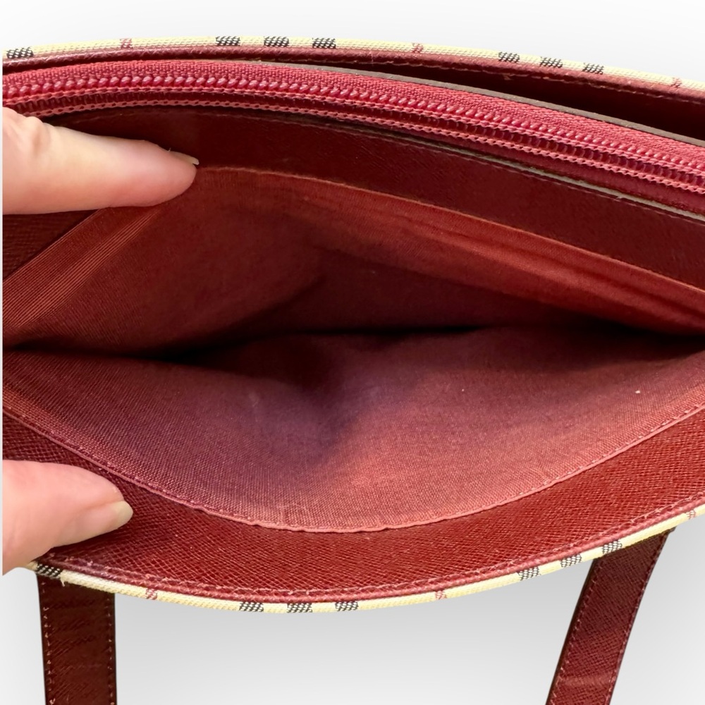 BURBERRY Nova Check Tote Handbag - Picture 14 of 16